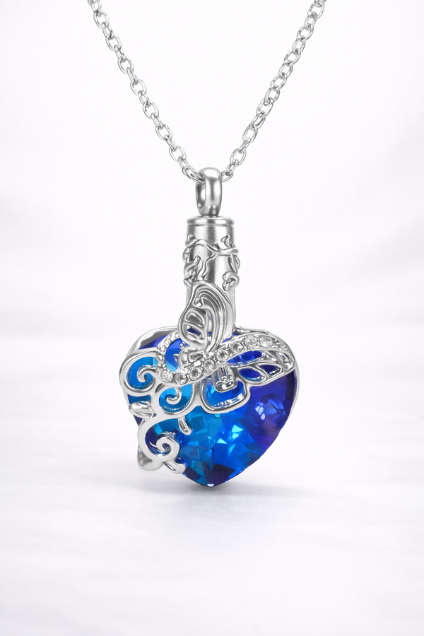 Butterfly Keepsake Vessel Necklace