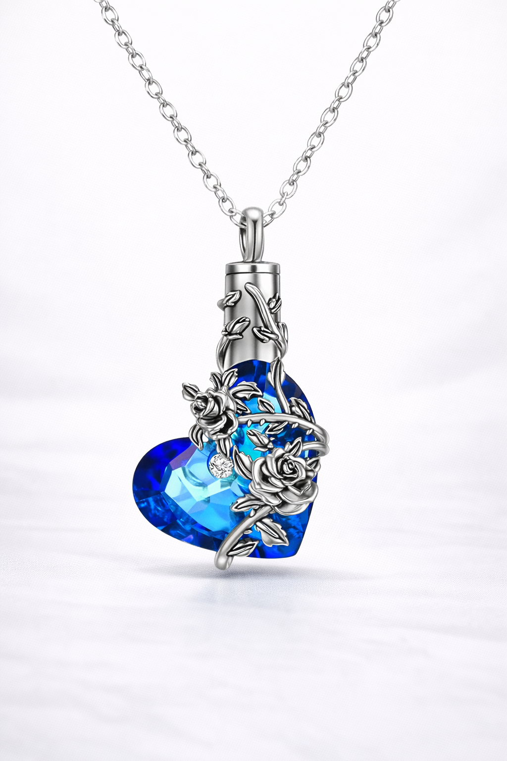 Rose Keepsake Vessel Necklace