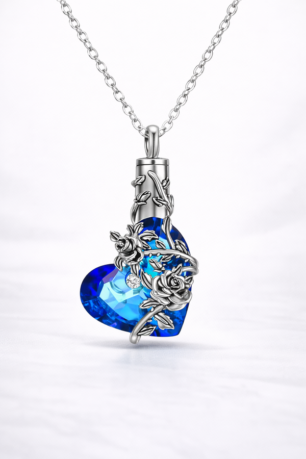 Rose Keepsake Vessel Necklace