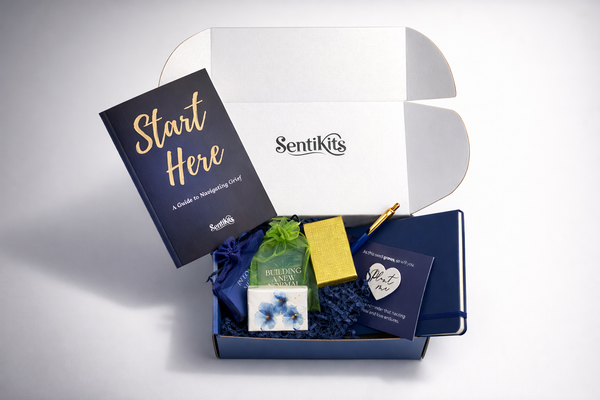 SentiKits Grief Kit box — bereavement gift for loss